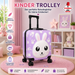 Kinder Trolley Koffer Hase Lila 42 cm | EL-PASHA HOME
