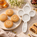 Mooncake Form 4-in-1 mit 4 Motiven Weiß | EL-PASHA HOME