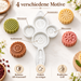Mooncake Form 4-in-1 mit 4 Motiven Weiß | EL-PASHA HOME