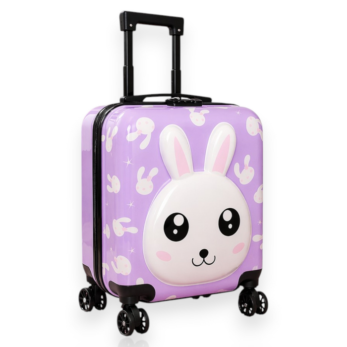 Kinder Trolley Koffer Lila 42 cm – Hartschalen Kinder Reisekoffer