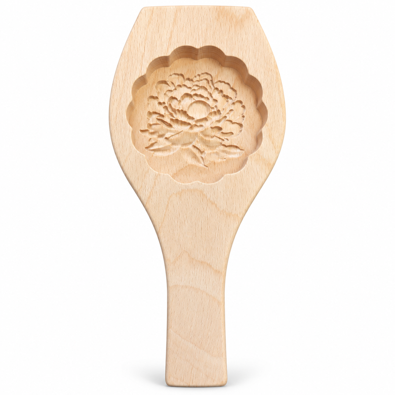Maamoul Holzform Blumenmotiv | Mooncake Form & Keksstempel