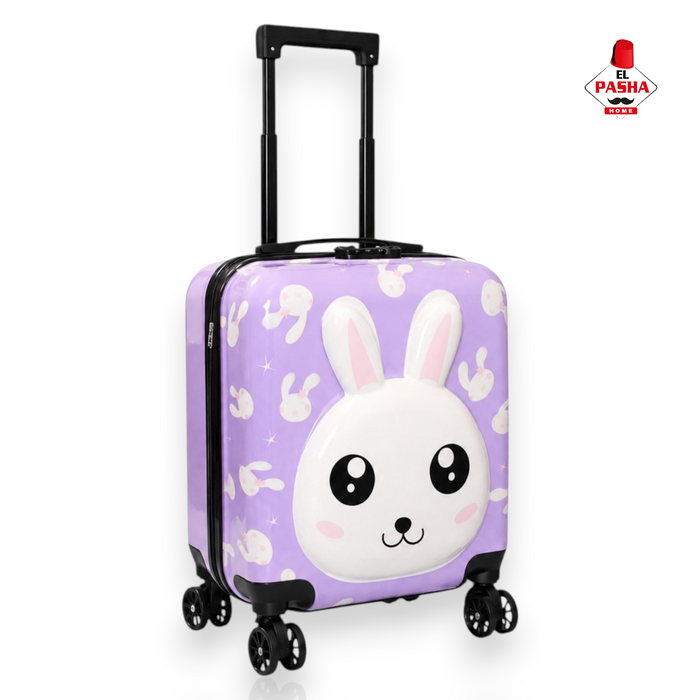Kinder Trolley Koffer Lila 42 cm – Hartschalen Kinder Reisekoffer