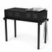2-in-1 Holzkohlegrill BBQ Grill mit Grillrost Grillplatte Garten