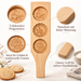 Maamoul Holzform 3 Motive | Mooncake & Gebäck Prägeform
