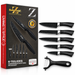 Swiss Gold Messerset 6-tlg 18/10 Edelstahl | EL-PASHA HOME