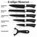 Swiss Gold Messerset 6-tlg 18/10 Edelstahl | EL-PASHA HOME