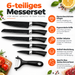 Swiss Gold Messerset 6-tlg 18/10 Edelstahl | EL-PASHA HOME