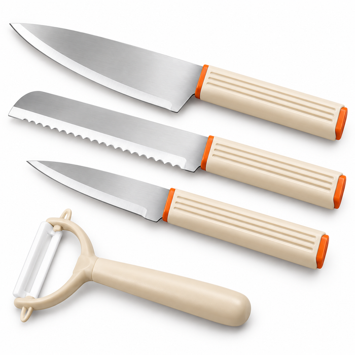 VICKLAND Messerset 6-teilig Edelstahl mit Schäler | EL-PASHA HOME