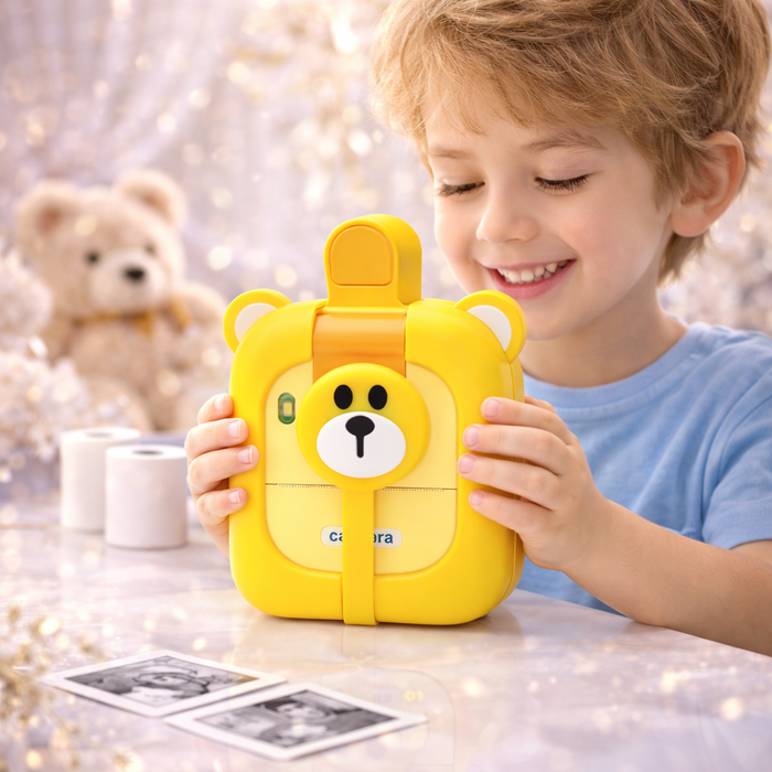 Kinder Sofortbildkamera mit Druckfunktion – 48MP, 1080P & 7 Papierrollen