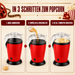 Minijoy PM-1800 Heißluft-Popcornmaschine 1200W in Rot