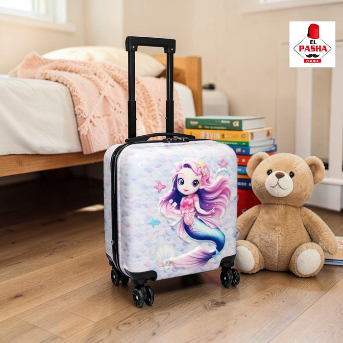 Kinder Trolley Koffer Meerjungfrau 42 cm | EL-PASHA HOME