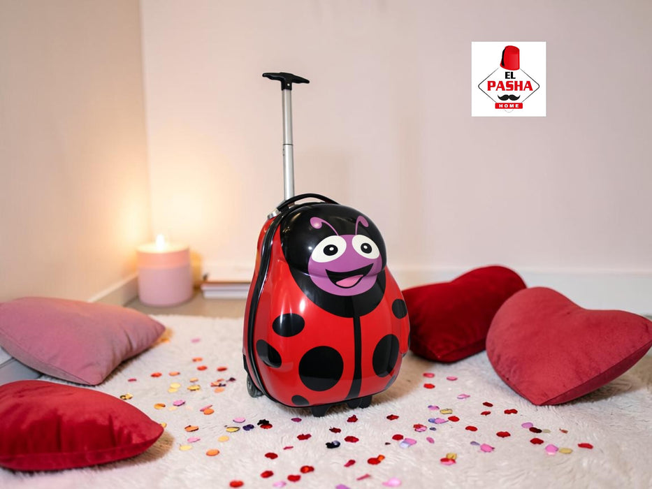 Kinder Rollkoffer Marienkäfer 47 cm | EL-PASHA HOME