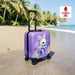 Kinder Trolley Koffer Lila 42 cm mit Hasenmotiv | EL-PASHA HOME