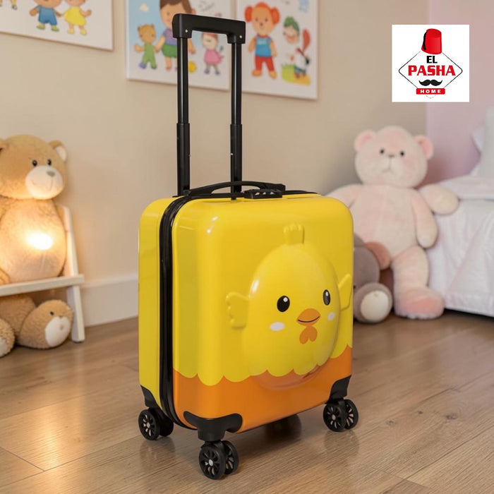 Kinder Trolley Koffer Küken Gelb 42 cm | EL-PASHA HOME
