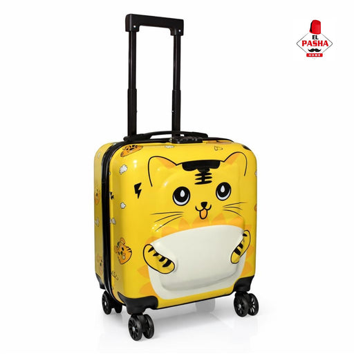 Kinder Trolley Koffer Tiger Gelb 42 cm | EL-PASHA HOME