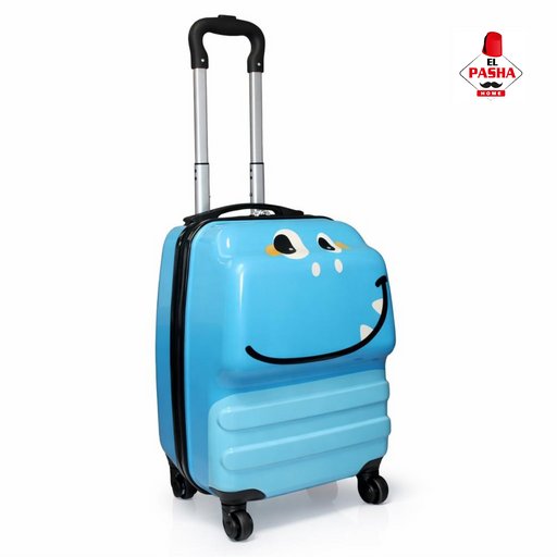 Kinder Trolley Koffer Dinosaurier Blau 42 cm | EL-PASHA HOME