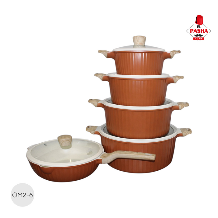UAKEEN Granit Topfset Creme VK-49