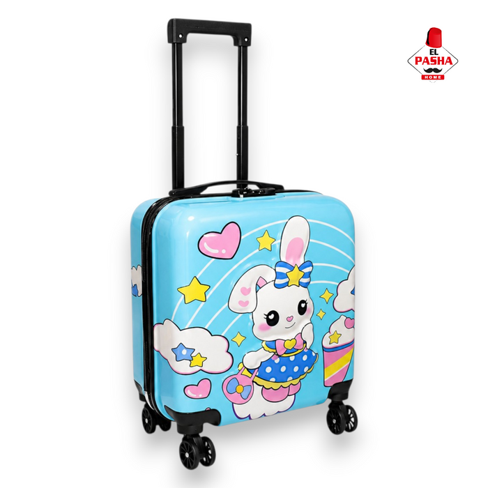 Kinder Trolley Koffer Blau 42 cm – Hartschalen Kinder Reisekoffer